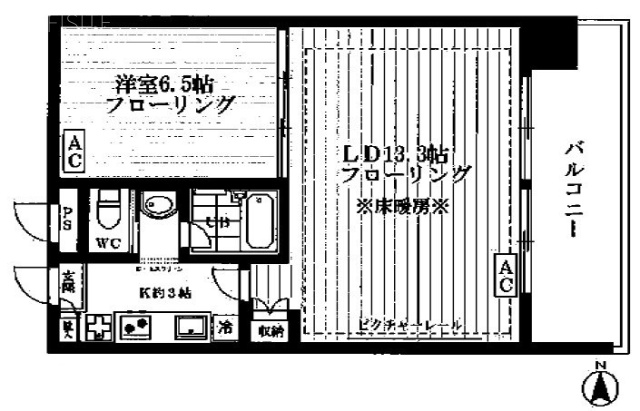 KMTビル602 間取り図