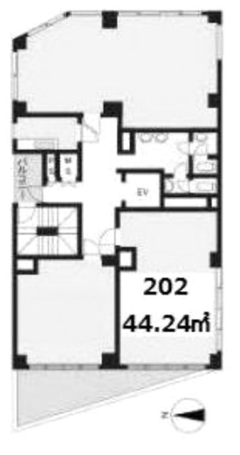 神田セントラルプラザ202 間取り図