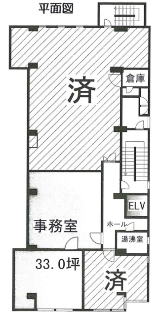 港南日成ビル2F 間取り図