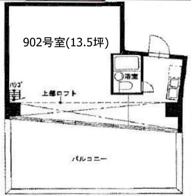 都住創山吹町ビル902 間取り図