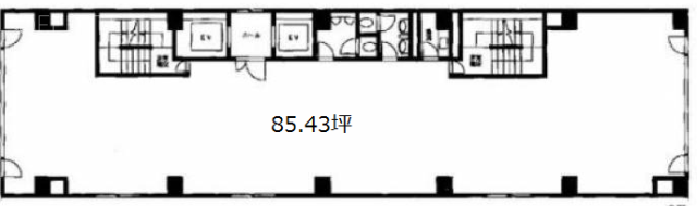 福田ビル2F 間取り図