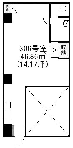 代々木村田マンション306 間取り図