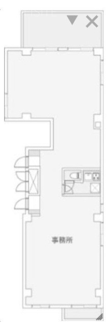 江上ビル2F 間取り図