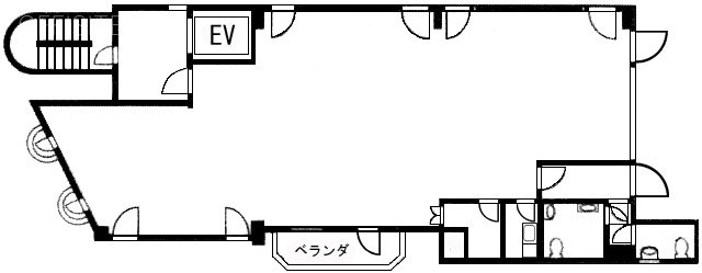 サンライン第14ビル2F 間取り図