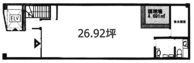 第6大澤ビル1F 間取り図