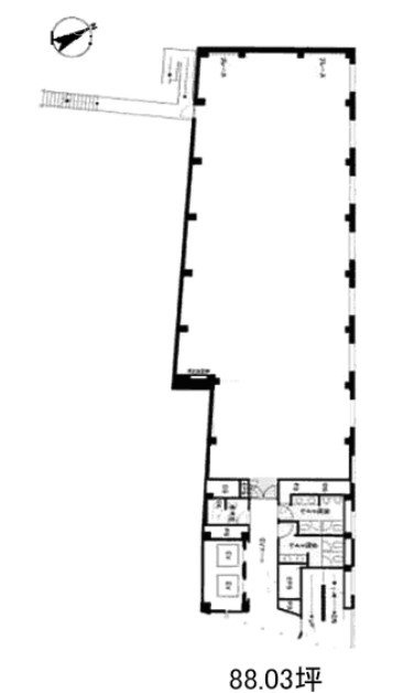 ラウンドクロス新宿5丁目8F 間取り図