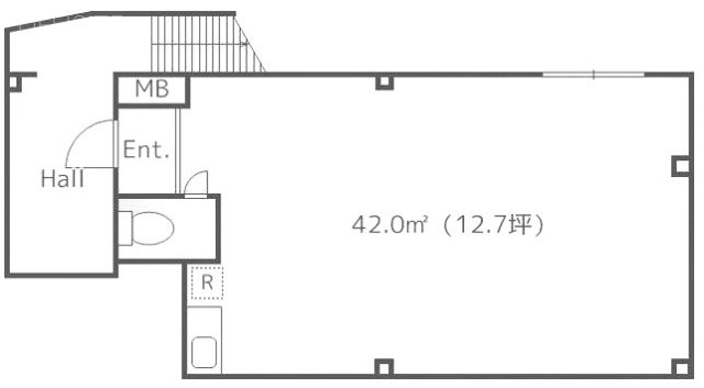 加藤ビル2F 間取り図