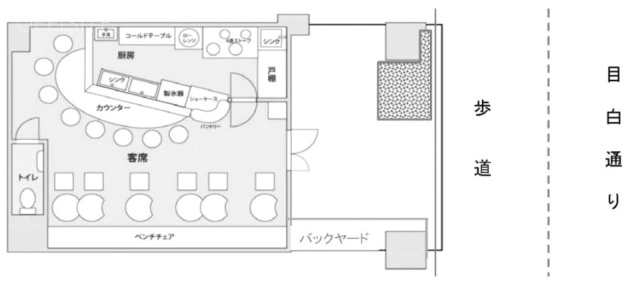 ライオンズマンション江古田ビル1F 間取り図