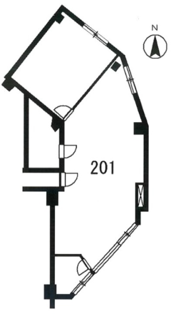 トワイズ田端201 間取り図