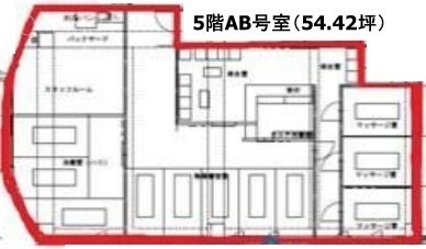 ユニ六本木ビルAB 間取り図