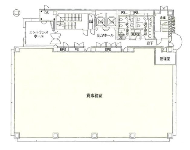 大崎CNビル1F 間取り図