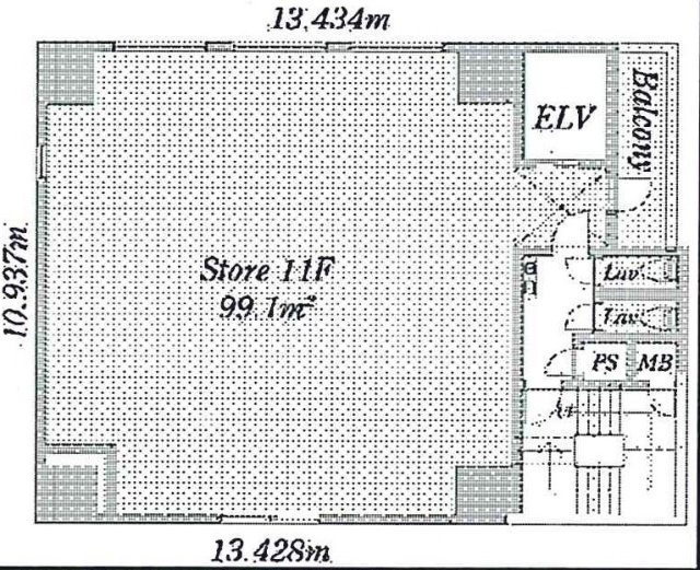 ティアラグレイス銀座タワー11F 間取り図