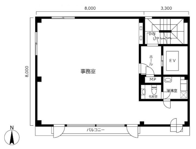 第2星野ビル2F 間取り図