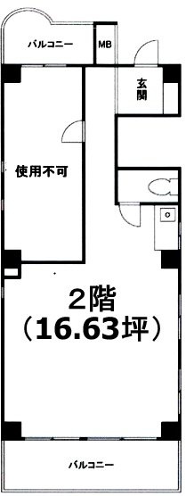 クレアMetJ2F 間取り図