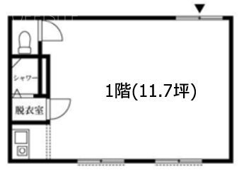Kガーデン1F 間取り図