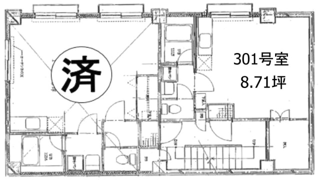 AT赤坂ビル301 間取り図