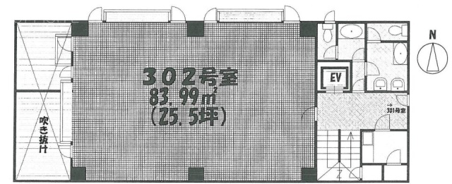 鈴商ビル302 間取り図