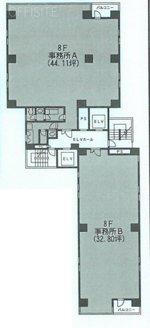 サンコーフジスター共同ビル8F 間取り図