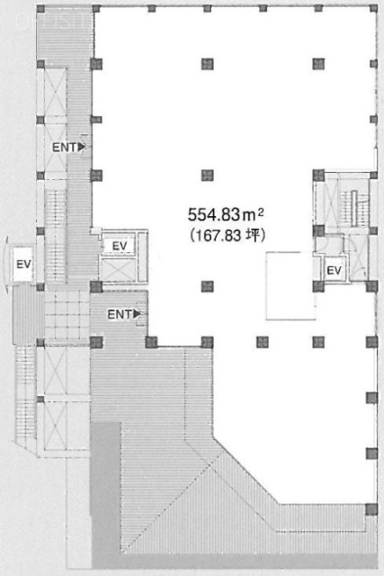 Qiz広尾ビル3F 間取り図