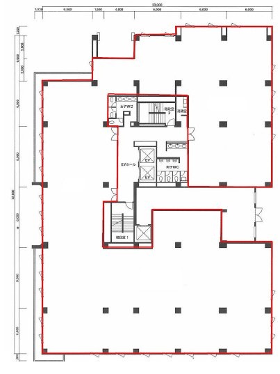 高輪コート2F 間取り図