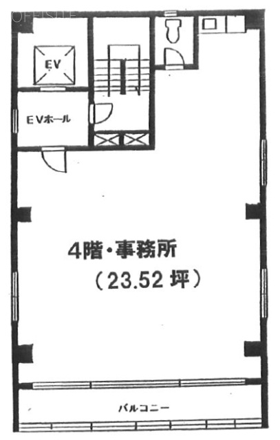 ブライトビル4F 間取り図