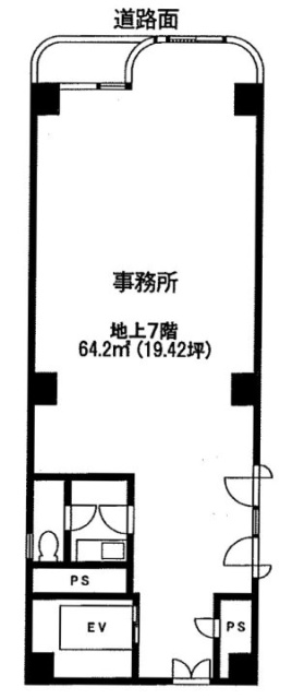 山田ラインビル26F 間取り図