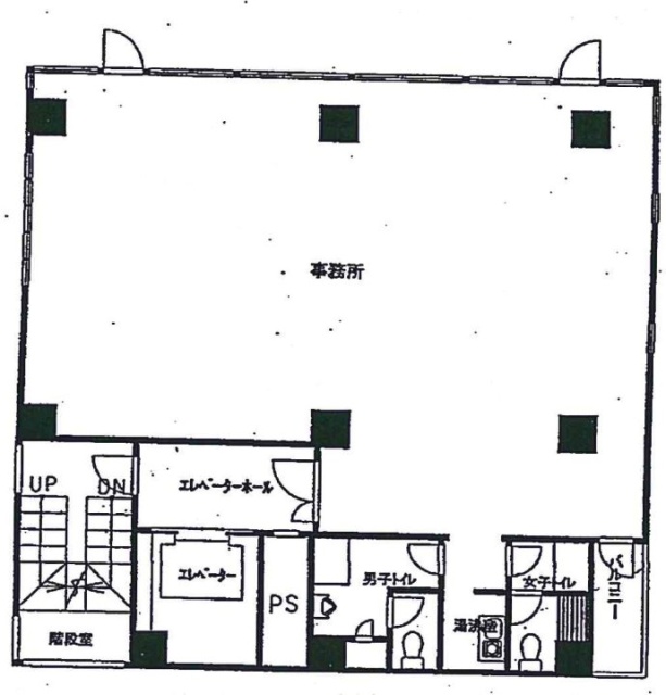 山田ラインビルⅢ3F 間取り図