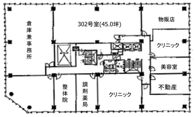 オフィスコオフィス信濃町302 間取り図