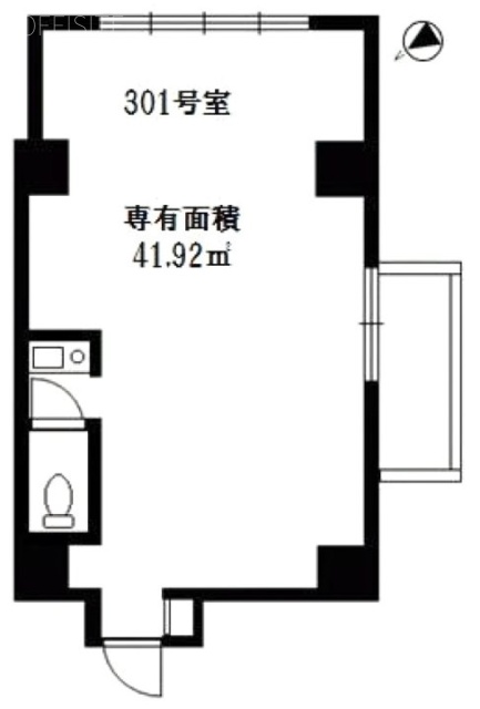 築地ホワイトビル301 間取り図