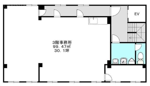 林ビル3F 間取り図