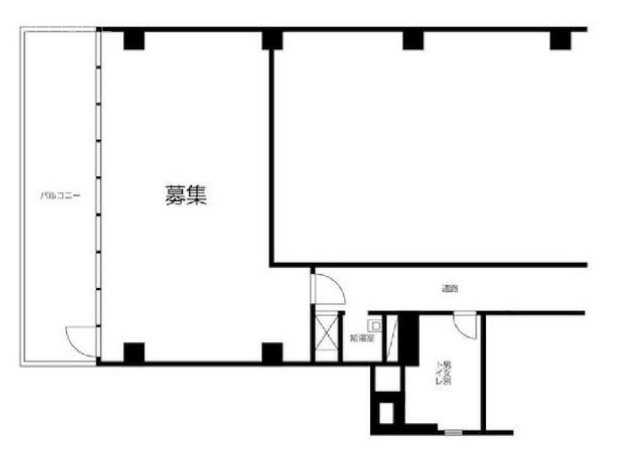 昭和ビル4F 間取り図
