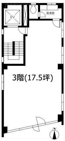 車坂増田ビル3F 間取り図