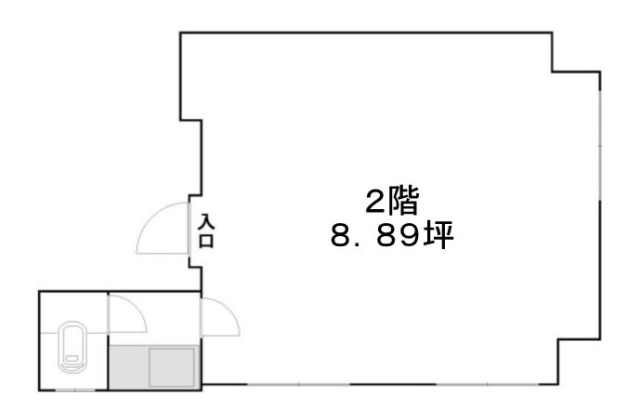 シャルル銀座2F 間取り図