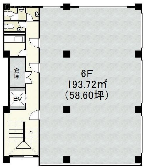 第一暁ビル6F 間取り図