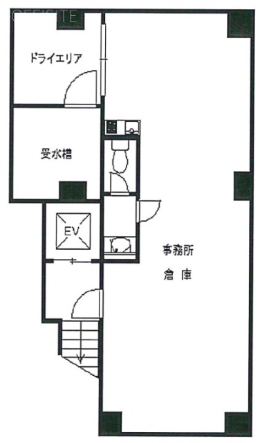 セントラル弥生B1F 間取り図