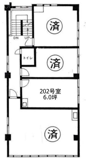 東銀座ビル202 間取り図