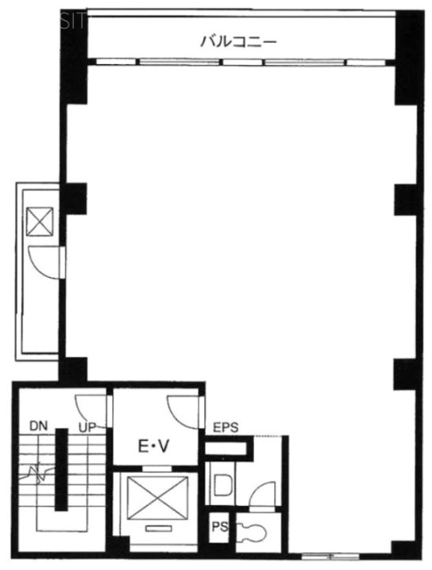 山本ビル5F 間取り図