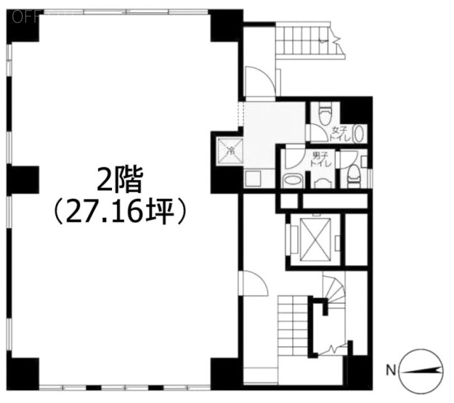 DK・Tビル2F 間取り図