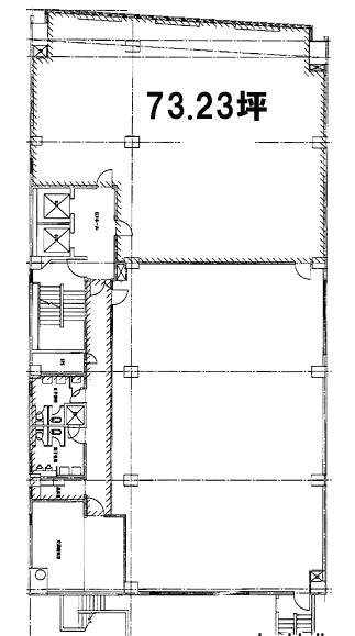 柳屋太洋ビル7F 間取り図