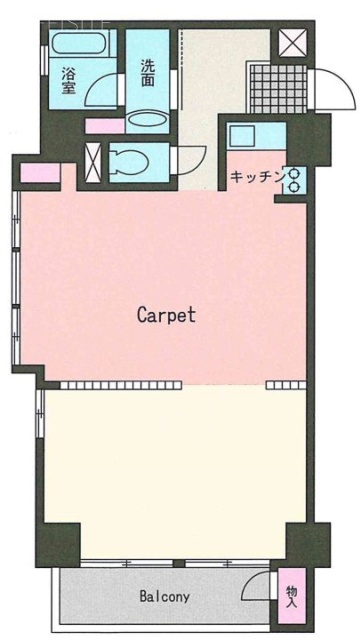 南青山セピアコートビル501 間取り図