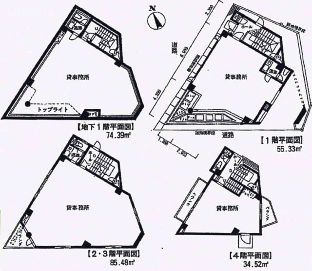 WAKEIビルB1F 間取り図