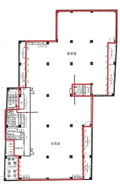 36山京ビルB1F 間取り図