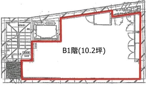 CREA道玄坂ビルB1F 間取り図
