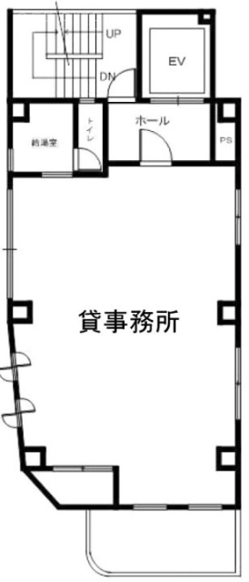 白馬幸和ビル4F 間取り図