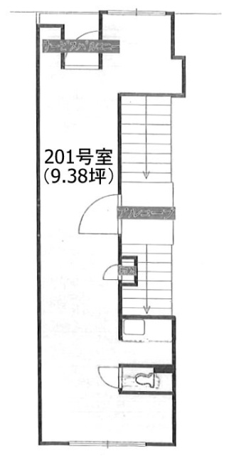 ミタビル201 間取り図