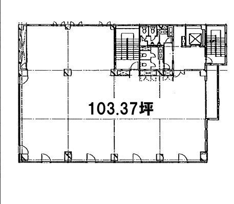 ミキジ明石町ビル5F 間取り図