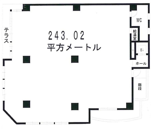 DPM不老町ビル2F 間取り図