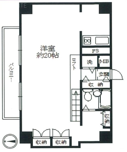 アドホームズビル805 間取り図
