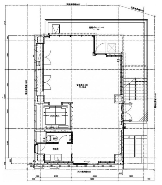 WHARF神田三崎町ビル6F 間取り図