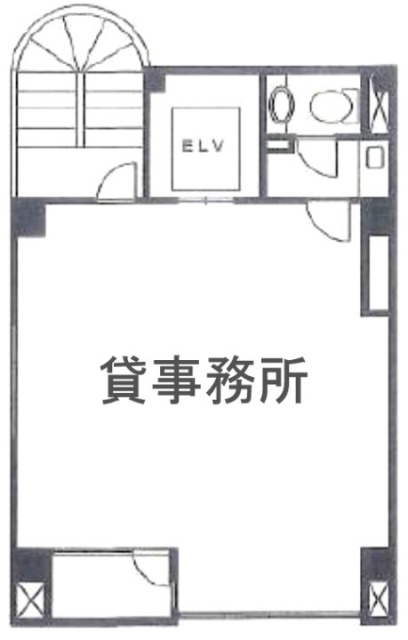 神田NSOビル4F 間取り図